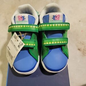 Peppa Pig x Reebok Complete CLN 2 Toddler 'Dinosaur' NWT